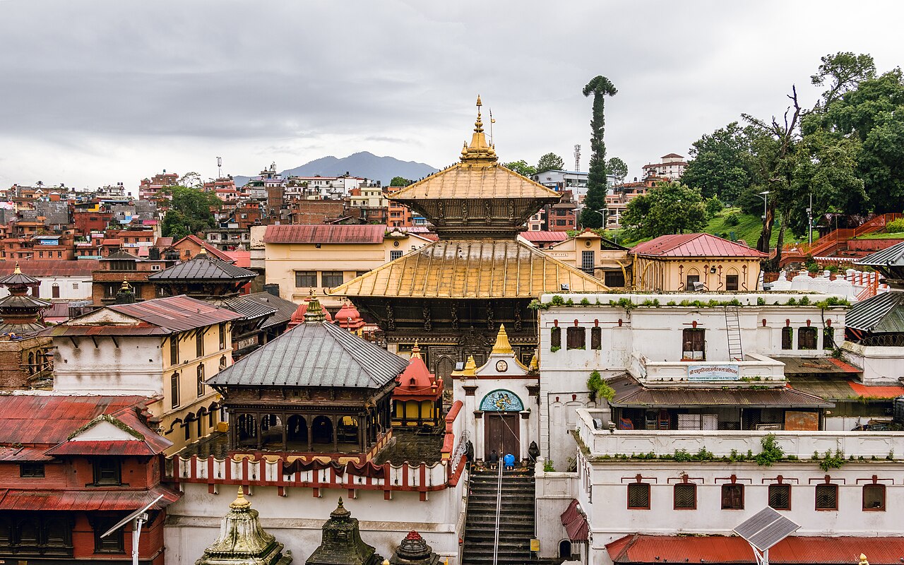 Pashupatinath Temple on the banks of the Bagmati River, Kathmandu